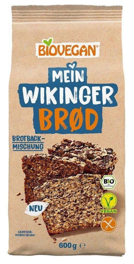 Eine Mischung zum Backen von Brot mit Körnern glutenfrei BIO 600 g - BIOVEGAN - Biogo.de