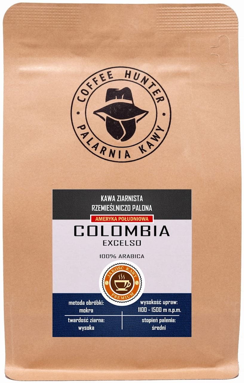 Arabica-Kaffeebohnen 100% Kolumbien fair gehandelt BIO 250 g - COFFEE HUNTER - Biogo.de