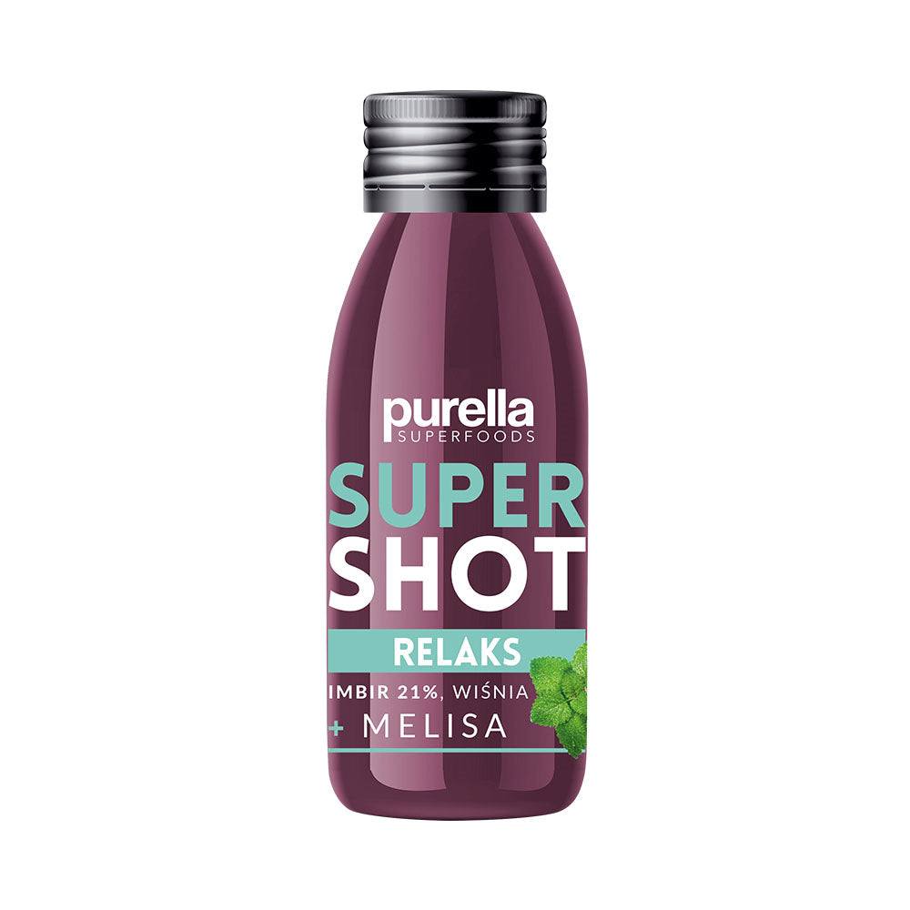 Supershot Relax Ingwerkirsche + Zitronenmelisse 100 ml - PURELLA SUPERFOODS - Biogo.de