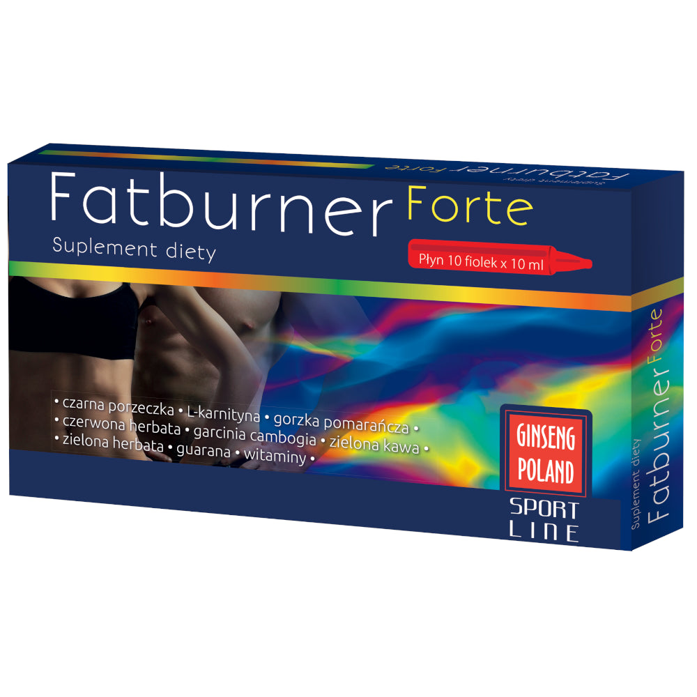 Fatburner FORTE liquid 10 Fläschchen x 10ml - GINSENG - Biogo.de