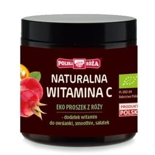 ROSENPULVER BIO (NATÜRLICHES VITAMIN C) 55 g - POLNISCHE ROSE - Biogo.de