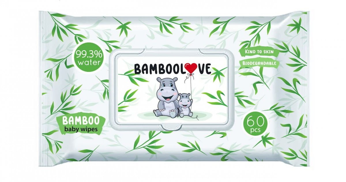FEUCHTIGKEITSSPENDENDE BAMBUSTÜCHER 60 Stück - BAMBOOLOVE - Biogo.de