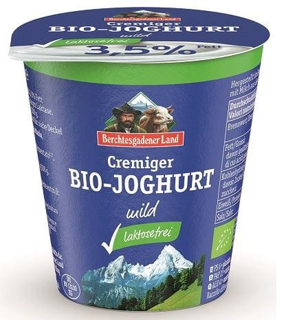NATURJOGHURT MIT NIEDRIGER LAKTOSE 3,5% BIO-FETT 150 g - BERCHTESGADENER LAND - Biogo.de