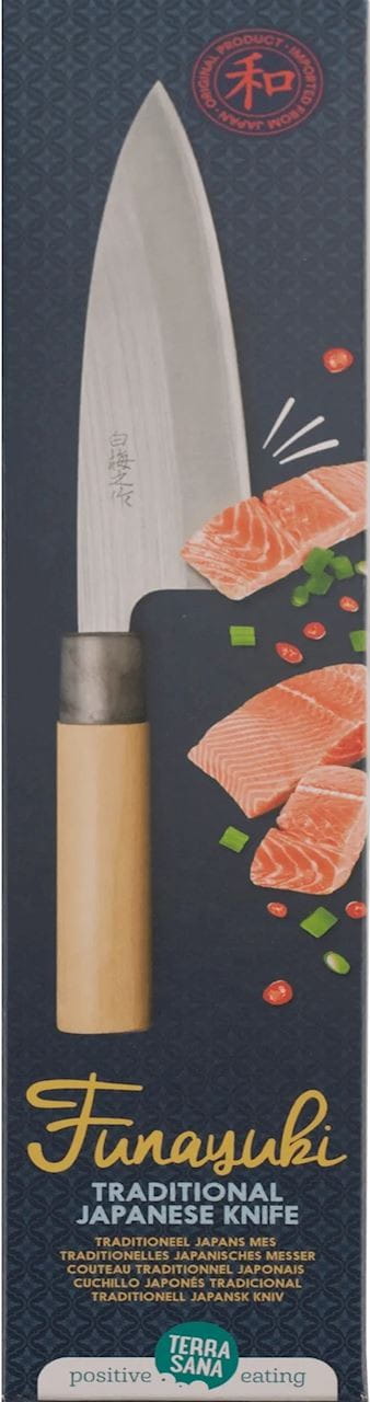 FUNAYUKI TRADITIONELLES JAPANISCHES MESSER ZUM SCHNEIDEN VON FISCH 1 St. (250 g) - TERRASANA - Biogo.de