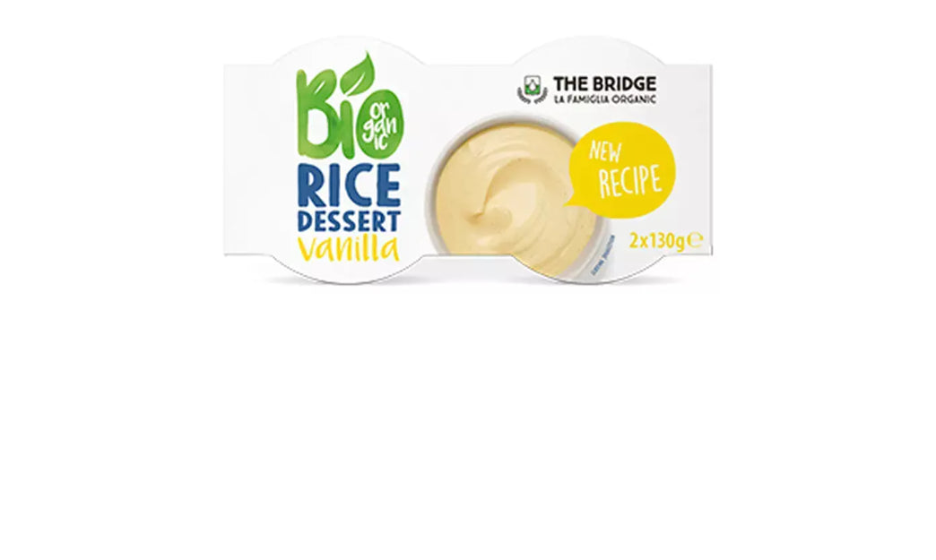 Dessert mit Reis und Vanille, glutenfrei 2x130g EKO THE BRIDGE - Biogo.de
