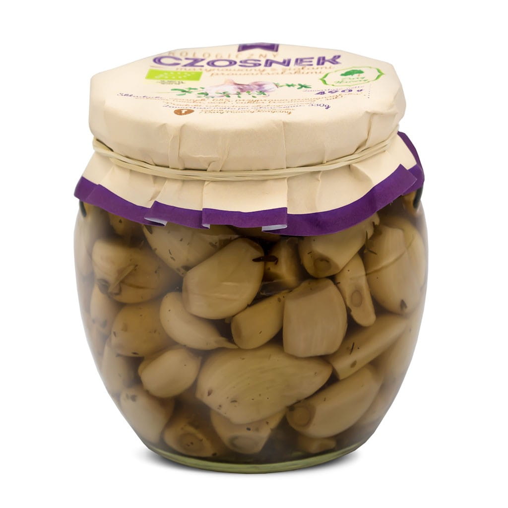 Marinierter Knoblauch mit Kräutern der Provence BIO 490 g - GESCHENKE DER NATUR