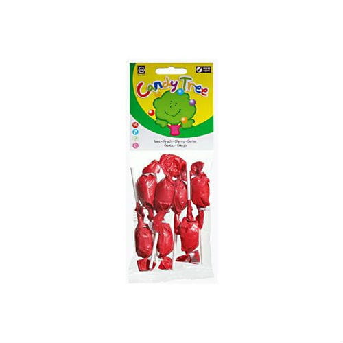 Glutenfreie runde Lutscher mit Kirschgeschmack BIO (7 x 10 g) - CANDY TREE