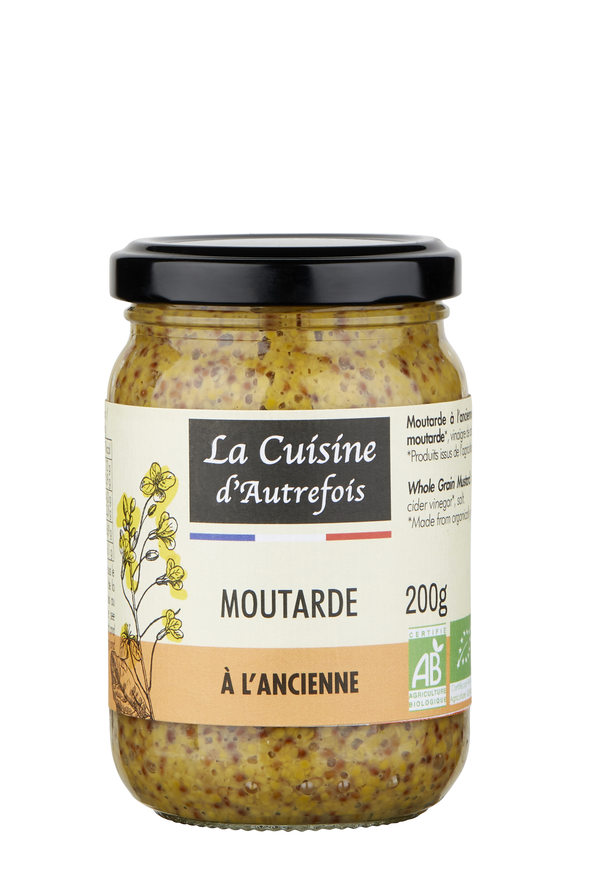 Vollkornsenf BIO 200 g - LA CUISINE D AUTREFOIS - Biogo.de