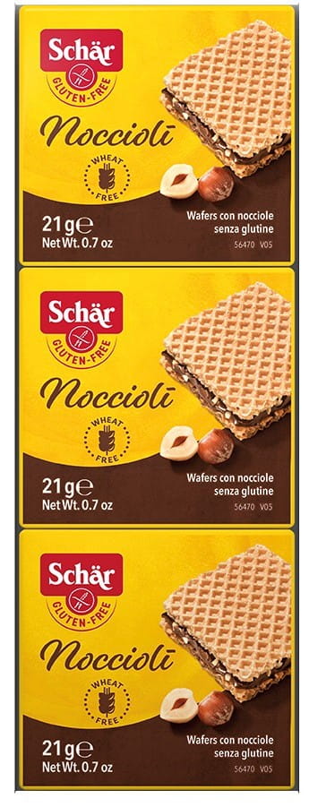 Noccioli cialde di noci senza glutine 63 g SCHÄR