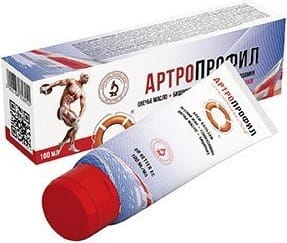 Vitus Rescue 139 Artroprofil 100ml Creme von RATOWNIK, anatomische Darstellung der Gelenkcreme in einer offenen Tube