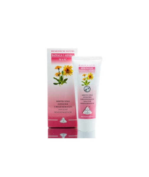 Ukrainische Kosmetik Badiaga und Arnika-Salbe, 100 ml, Tuben mit weißem Inhalt, für Hautpflege und natürliche Heilung