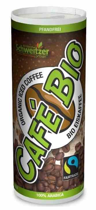 Organic iced coffee milk drink 230 ml SCHWEITZER Secondary image