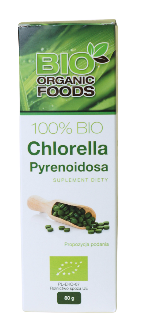 PYRENOIDOSA CHLORELLA BIO (250 mg) 320 TABLEN - BIO ORGANIC FOODS Main Image