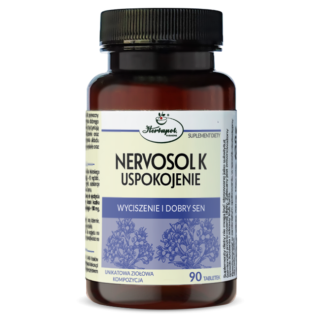 Nervosol K Calm 90 tablets HERBAPOL KRAKÓW Main Image