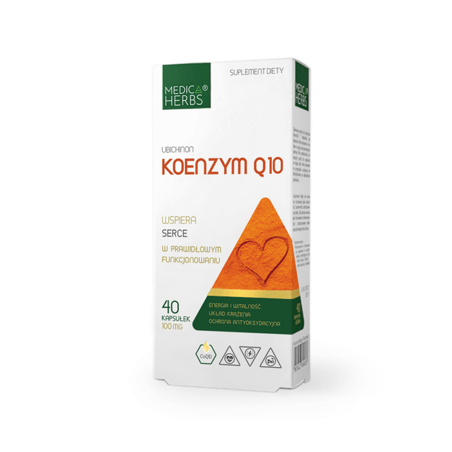 MEDICA HERBS Koentsyymi Q10 100mg, 40 kapselia Main Image