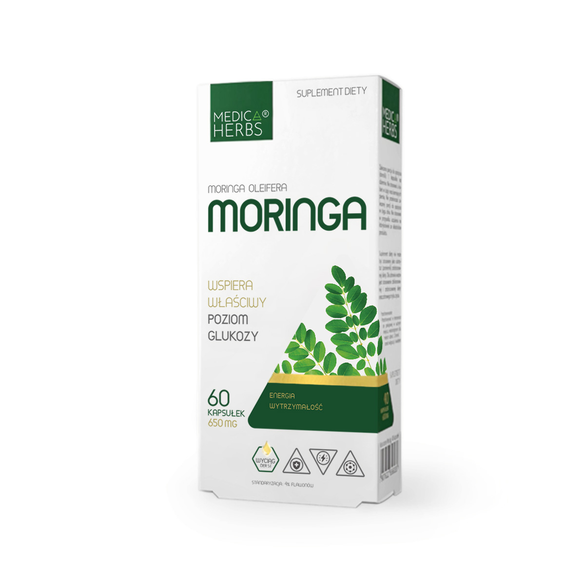 MEDICA HERBS Moringa 650 mg, 60 kapselia Toissijaiskuva