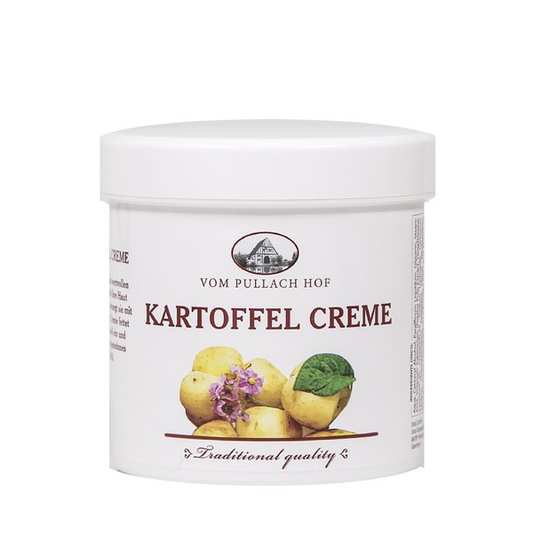 Kartoffelpüreecreme von VOM PULLACH HOF in 250ml Flasche, cremige Textur, ideal für Beilagen und Kochrezepte
