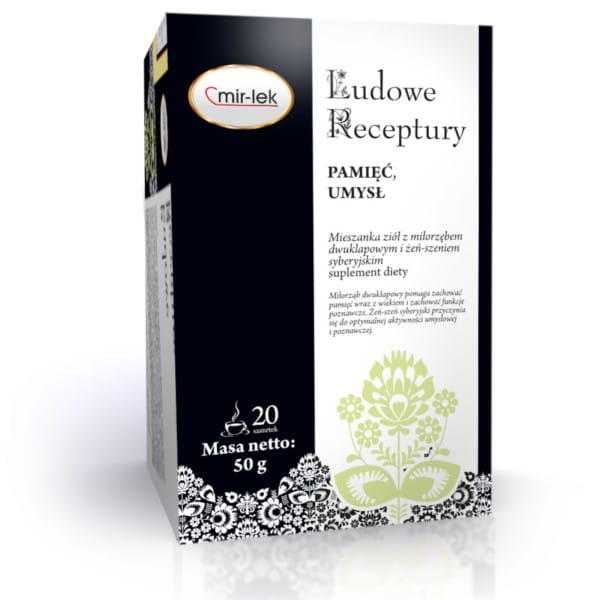 Mirlek Folk Recipes Memory Mind 20 Sachets. Secondary image