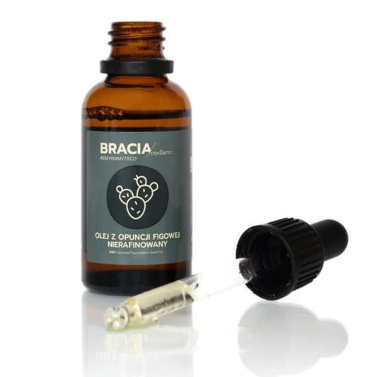 Feigenkaktusöl von Soap Brothers in 30 ml Flasche, natürliches Kaktusöl für Hautpflege, von BRACIA MYDLARZE