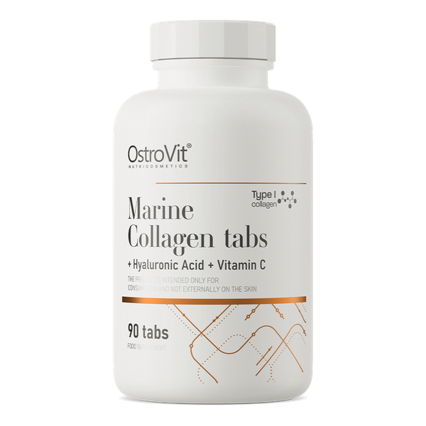 OSTROVIT Zeekollageen + Hyaluronzuur + Vitamine C (90 tabletten). Secundaire afbeelding