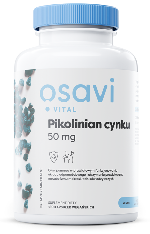 OSAVI Zinkpicolinaat 50 mg (180 capsules). Secundaire afbeelding