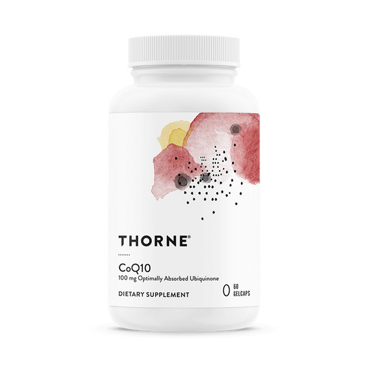Vorratsdosen mit 60 Kapseln Thorne Research CoQ10, Nahrungsergänzungsmittel für Energie und Herzgesundheit