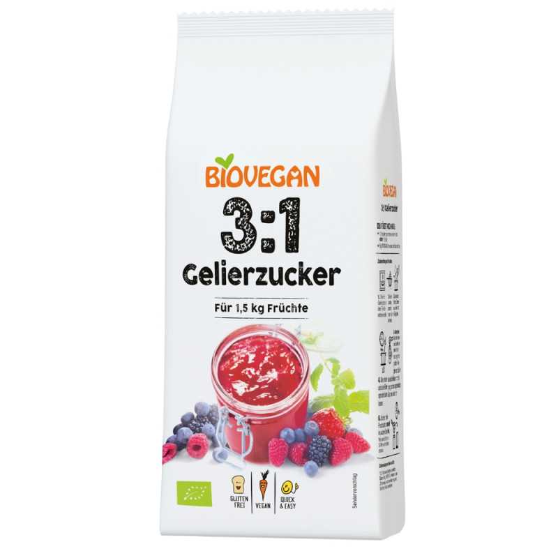 GELIERZUCKER 3:1 ORGANIK 500 g - BIOVEGAN Gambar sekunder produk