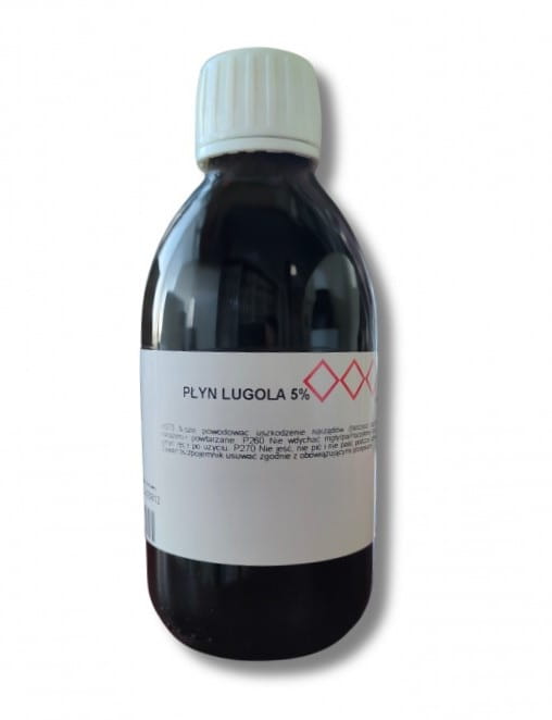 STANLAB Lugolsche Flüssigkeit 5%, 250 ml, klare Lösung in einer weißen Flasche, für medizinische und naturheilkundliche Anwendungen