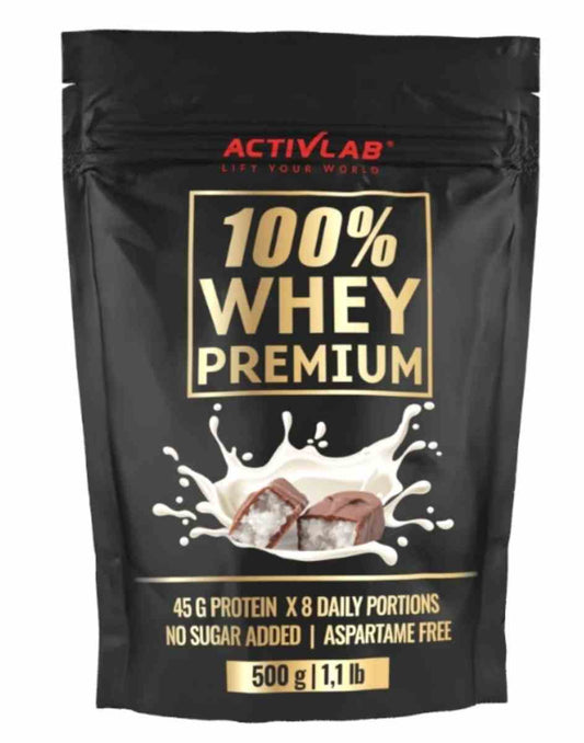 ActivLab 100% Molke Premium Geschmack Kokosnuss mit Schokolade, 500g, Proteinpulver in Dose.
