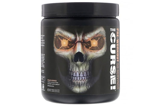 JNX Sports The Curse! Pfirsich-Geschmack, 250g, energetisches Nahrungsergänzungsmittel mit Pfirsicharoma in Beutel