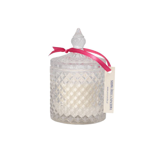 LA BELLE VIE Soja-Duftkerze in Kristall, 250 ml, von YOUR CANDLE, mit angenehmem Duft in einem eleganten Kristallglas