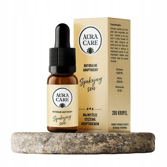 Aura Care Tranquil Sleep Adaptogene Flasche mit 10 ml, natürliche Ergänzung für besseren Schlaf und Entspannung