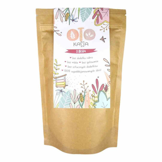 Oto 3 Müsli Grütze in 200g Verpackung, naturbelassen und ballaststoffreich, von Dystrybutor Biogo.pl.