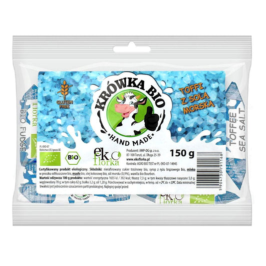 Glutenfreie Meersalz-Törtchen von EKOFLORKA, BIO, 150 g, mit Meersalz und zartem Teig, frisch und knusprig.