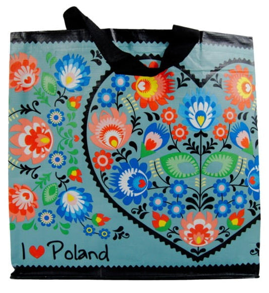 Blaue Tasche Z Pp Esy-Floresy Herz von FRASPO mit floralem Design, perfekt für Damen, auf Bild 115151.