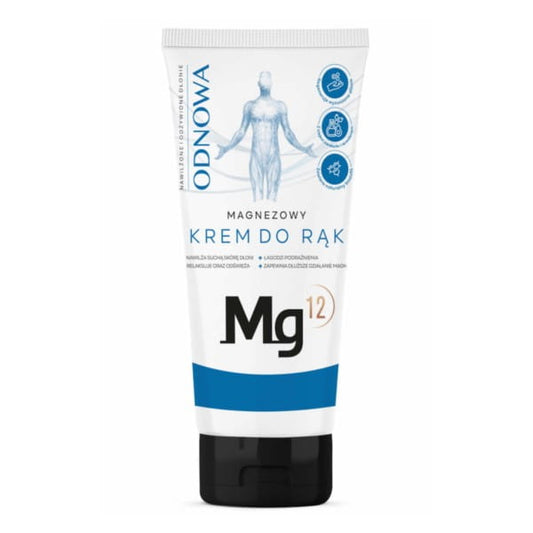 Kraven Paradax Mg12 Renewal Magnesium Handcreme 100 ml, cremige Handpflege mit Magnesium, sichtbar in der Verpackung.