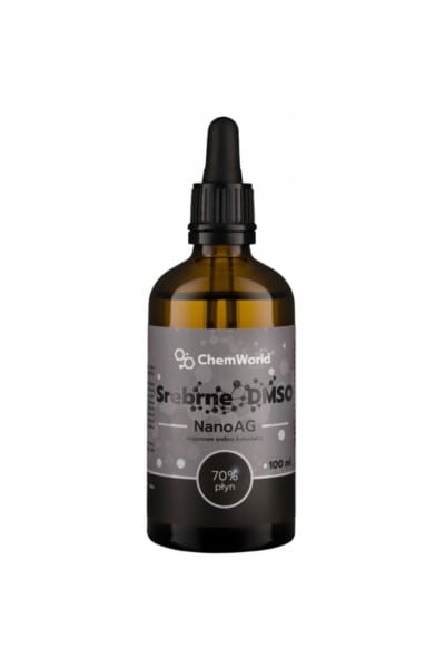 Flüssiges Silber DMSO 70% von ChemWorld in 100 ml Flasche, chemisches Produkt für medizinische und industrielle Anwendungen