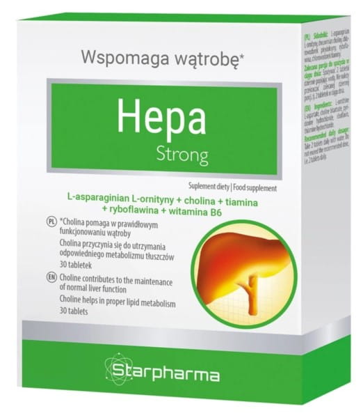 Starpharma HepaStrong 30 tablet Doplňkový obrázek produktu