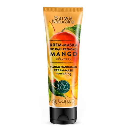 Barwa Mango Handcreme in 100 ml Flasche, cremige Textur mit Mango-Duft, ideal für gepflegte Hände