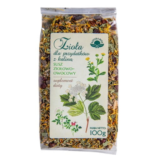 Natura Wita Kräuter für die Gliedmaßen mit Kalina, 100 g, getrocknete Kräuter in einer Verpackung, natürliche Heilpflanzen.