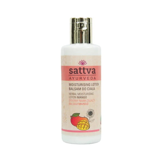 Feuchtigkeitsspendende Mango-Ballast von SATTVA, 210 ml, ayurvedisches Kosmetikprodukt, cremige Textur und natürliche Inhaltsstoffe