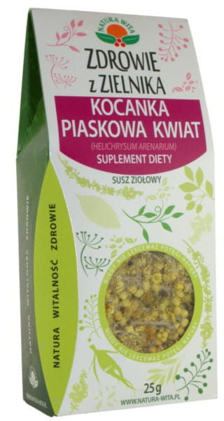 Sandblume von Natura Wita, 25g, detaillierte Nahaufnahme der Blume mit feinen Blütenblättern und natürlicher Textur