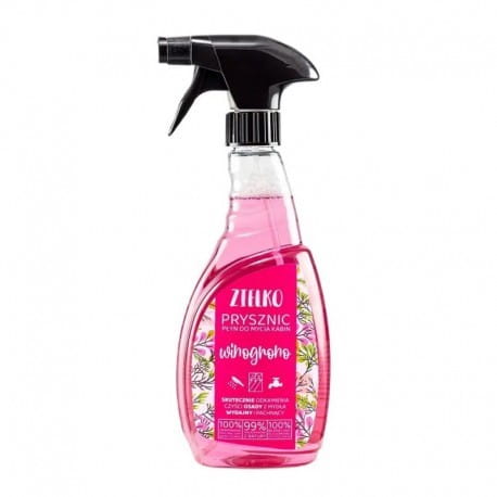 Zielko Traube Badflüssigkeit von BIOGO.PL, 500 ml Flasche mit Traubenextrakt für entspannendes Bad.
