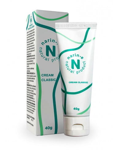Narin-E Creme Classic mit Narin-Molke in 40 g Verpackung, cremige Hautpflege von BIOGO.PL.