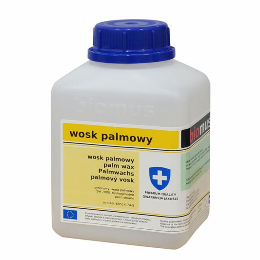 Biomus Palmwachs in 250g Verpackung, natürliche Wachssorte für Pflege und Schutz, sichtbar in der Dose