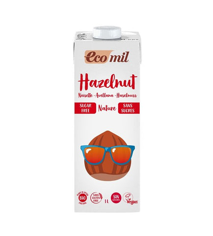 Hazelnut drink without sugar BIO 1000 ml ECOMIL