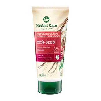 Ginseng - Ginseng-Tubenspülung (feines und empfindliches Haar) 200ml HERBAL CARE - Biogo.de