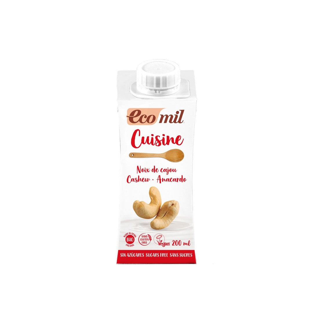 Cashewnuss-Kochcreme ohne Zucker BIO 200 ml ECOMIL - Biogo.de Pääkuva