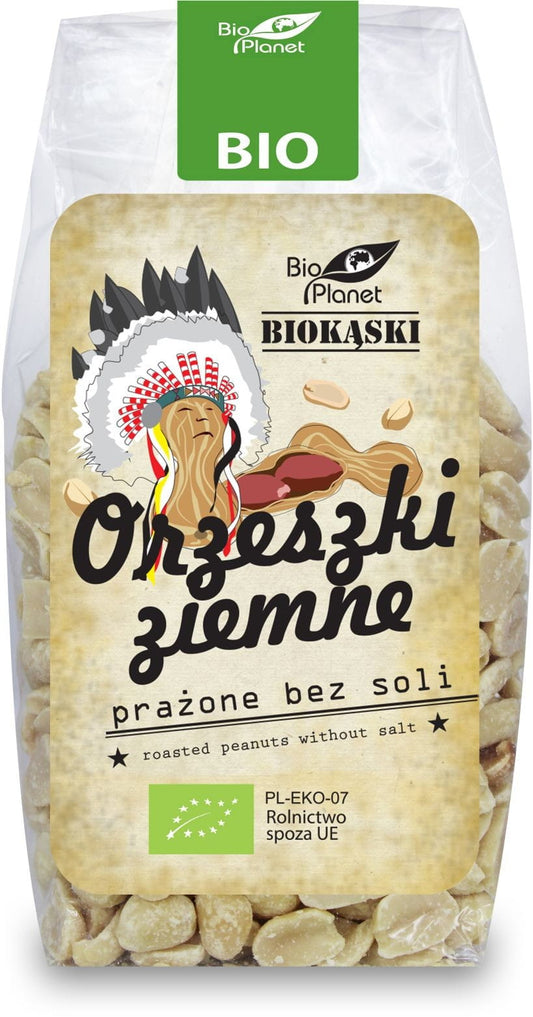 GERÖSTETE UNGESALZENE BIO-ERDNÜSSE 150 g – BIO PLANET MHD: 10-2026
