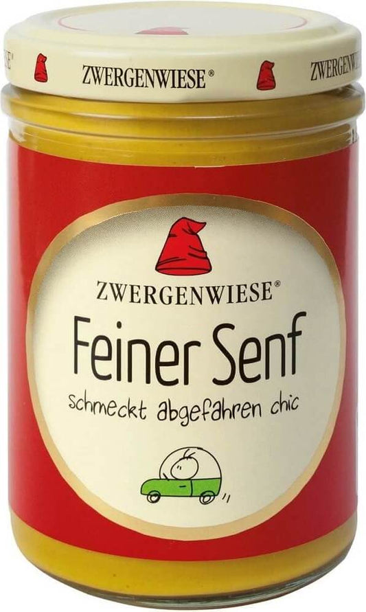 GLUTENFREIER BIO-DELIKATESS-SENF 160 ml – ZWERGENWIESEE MHD: 12-2026